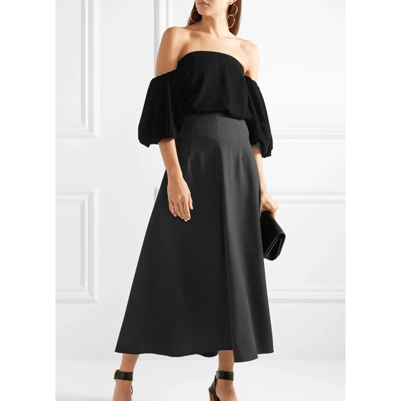 Simmy velvet off-the-shoulder top - Picture 2 of 6